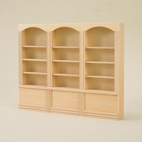 SUMKTO 1:12 Maison de poupée vitrine Salon Mini Meubles fenêtre vitrine Table Bureau Ensemble Maison de poupée Accessoires