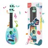 Ukulélé pour Enfants,Guitare pour Enfants,Instrument de Ukulélé de Jouet Musical de Guitare de 37 cm avec 4 Cordes Réglables,