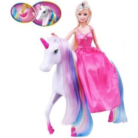 Poupées licorne et princesse magiques pour filles/garçons, cadeau de Noël, danniversaire pour enfants âgés de 3, 4, 5, 6, 7,