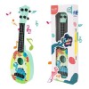 Ukulélé pour Enfants,Guitare pour Enfants,Instrument de Ukulélé de Jouet Musical de Guitare de 37 cm avec 4 Cordes Réglables,