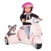 Our Generation Kit de Jeu de véhicule - Casque & Side-Car - 46 cm Accessoires pour poupée - Jeu de rôle - Jouet pour Enfants 