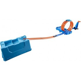 Hot Wheels Track Builder coffret boite de construction boucle, jeu pour petites voitures avec circuit et pistes, jouet pour e