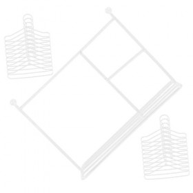 ifundom 105 Pcs Présentoir De Stockage Cintre en Métal Meubles Minuscules Mini Jouets Meubles Miniatures Cintres Miniature Ma