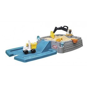 little tikes Dirt Diggers Excavator Sandbox Kids-Includes Lid Accessories Truck Scoops Dumps Sand-Encourages Imaginative Acti