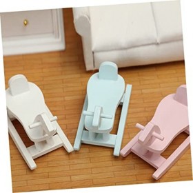Totority 16 Pièces Accessoires De Maison De Poupée Décoration De Meubles Mini Modèle Jouets Miniatures Cheval À Bascule Minia