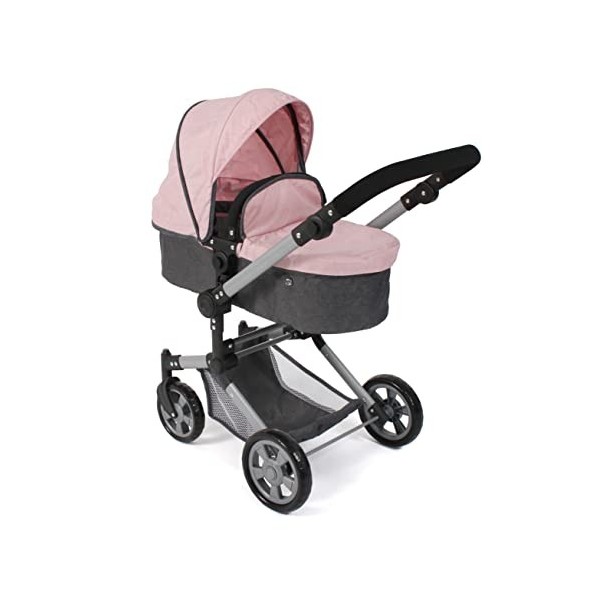 Bayer Chic 2000 Poussette de poupée Linus, Poussette combinée 3 en 1 pour Enfants de 4 à 8 Ans, Ensemble de Landau de poupée,