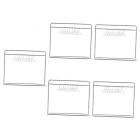 ifundom 5 Ensembles Mini Cintre Mini Porte-Vêtements De Poupée Mini Cintre Portant À Vêtements Décor À La Maison Bébé Rack po