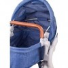 Götz 2865 Gotz 3402865 Landau 2 en 1 en Denim pour poupée jusquà 50 cm Convient aux Enfants à partir de 3 Ans Multicolore