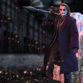 CNSMCWG 1/6 Soldat Action Figurines Masculin Clothes, Costume De Clown Version Manteau Violet sans Corps , Applicable Aux Vê