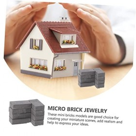 Totority 1000 Pièces Mini Briques Briques Miniatures Modèle Maison De Poupée Fournitures De Construction Réalistes Fausses Br