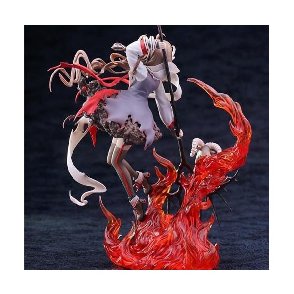 SASOKI Eyjafjalla Statique, PVC Debout 29 cm Figurine en Argile de Mouton Figurine de Jeu de larche de Demain avec Base, déc