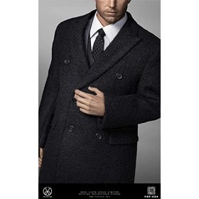 MDybf Accessoires à léchelle 1/6 pour poupée, ensemble de chemise, cravate, gilet, costume, manteau, pantalon, chaussures po