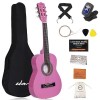 ADM 1/4 Guitare pour Enfants Guitare de Concert Junior pour Débutants Avec Accordeur à Clip, Sac, Sangle, Cordes Supplémentai