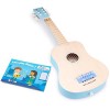 New Classic Toys Instrument débutants Guitare de Luxe avec Le Livre de Musique-Naturelle/Rouge 10300