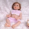 Reborn Baby Dolls,48Cm Reborn Doll Simulation Jouets pour Enfants Silicone Vinyle Corps Sûr Et Insipide Vêtements De Poupée R