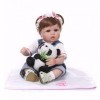 Reborn Baby Dolls, 40CM Soft Silicone Baby Doll Les Enfants Jouent avec des Jouets tels Que Les Tout-Petits Baby Princess Dol