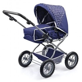 Bayer Design - 1505115 - Poussette Landau pour Poupée Combi Grande Set avec accessoires
