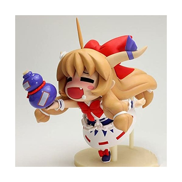 Figurine en argile Ibuki Suika version Q, le rôle du projet Touhou, ce produit mesure 3,9 pouces de hauteur, peut changer les