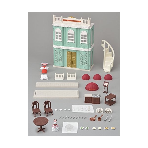 Sylvanian Families - 6018 - Le restaurant de ville Norme Multicolore