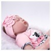 Baby Born Doll 22 Pouces 55 cm Reborn Dolls Girl Vinyle Souple Silicone Real Life Baby Dolls Nouveau-né, avec Accessoires de 