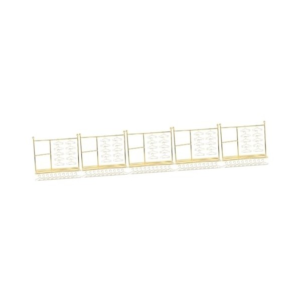 ibasenice 105 Pcs De Stockage Présentoir Miniatures Cintre en Métal Garniture en Métal Porte-Vêtements en Métal Mini Jouet Ci