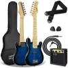 3rd Avenue Pack Guitare Électrique enfant Taille Junior 1/4 pour Débutants, Ampli Portable 5 W, Jack, Housse, Médiators et Sa