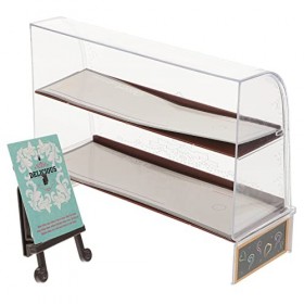 ibasenice 5 Pièces Simulation Gâteau Stand Maison De Poupée Boulangerie Affichage Maison De Poupée Dessert Armoire Maison De 