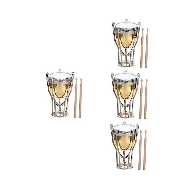 ifundom 4 Ensembles De Mini Instruments De Musique Modèle Ornements pour Enfants Ornement Musical Miniature Accessoires De Ba