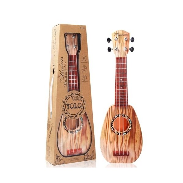 17 Pouces Enfants ukulélé Guitare Jouet 4 Cordes Mini Enfants Instruments de Musique Jouet dapprentissage éducatif