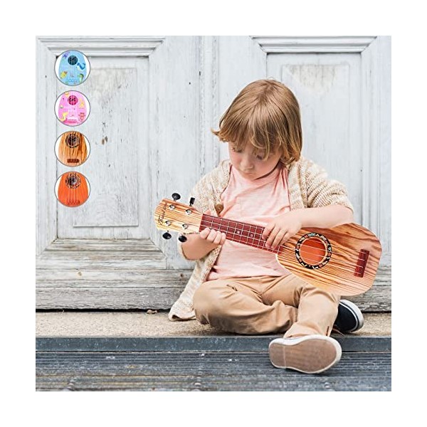 17 Pouces Enfants ukulélé Guitare Jouet 4 Cordes Mini Enfants Instruments de Musique Jouet dapprentissage éducatif