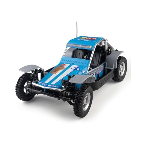 EERSTA Voiture télécommandée 2,4 GHz Haute Vitesse 18 KM/H RC Cars Toys, 4WD 1:16 RC Truck Off Road Hobby Toys avec et Batter