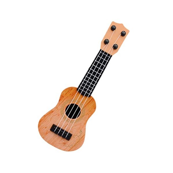 SAFIGLE Guitare pour enfant,Jouet musical,Ukulélé classique,Instrument 4 cordes,Mini guitare pour enfant,Pour débutant à la m