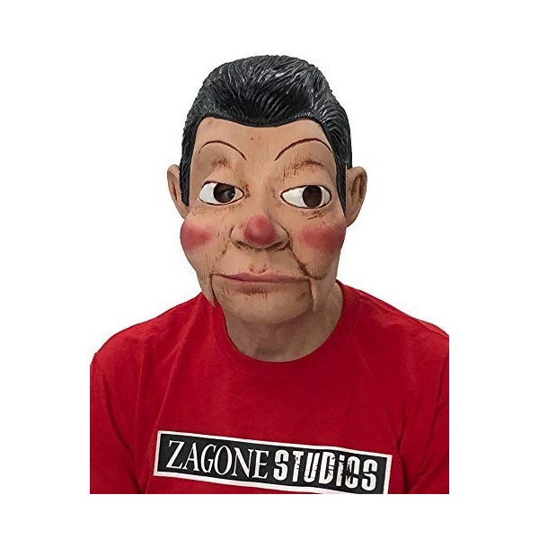 Zagone Studios Masque original pour poupée ventriloque en latex avec mâchoire mobile – Masque dhorreur – Accessoire de dégui