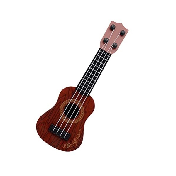 SAFIGLE Guitare pour enfant,Jouet musical,Ukulélé classique,Instrument 4 cordes,Mini guitare pour enfant,Pour débutant à la m