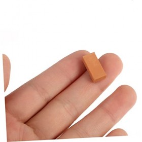 ifundom 1050 Pièces Mini Briques Mini Briques Rouges Décor Botanique Briques Minuscules Briques Miniatures Fournitures De Con