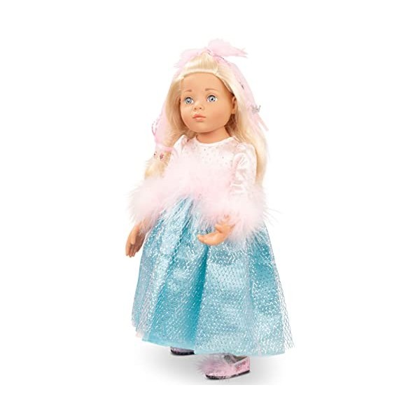 Götz 2366086 Happy Kidz Marie Poupée - Poupée multi-articulée de 50 cm avec cheveux blonds clairs et yeux bleus - Lot de 8 pi