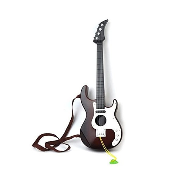 NUOLUX Enfants Électrique Guitare Jouet Simulation Enfant Jouer Rock Guitare 4 Cordes Instrument de Musique Jouet Éducatif Pr