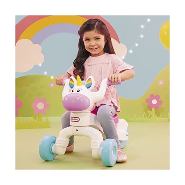 Little Tikes Go & Grow Licorne – Tricycle à thème doté d’Un siège Ajustable & Guidon Facile à manier- Sécurisé & Robuste – En