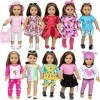 BDDOLL Lot de 23 vêtements et accessoires pour poupée américaine de 45,7 cm pour poupée de 45,7 cm avec poupées Our Generatio