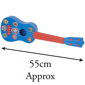 Guitare Paw Patrol | Guitare acoustique Pat Patrouille avec 4 cordes | Jouets de patrouille de patte de guitare pour enfants 