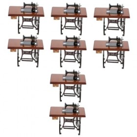 Gadpiparty 8 Pièces Mini-Machine à Coudre Machine à Coudre pour La Maison Petite Couture Petite Machine à Coudre Machine à Co