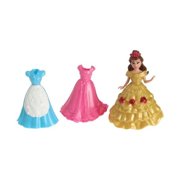 Disney Princesses - X5111 - Accessoire pour Poupée - Sac Mini Princesse Disney et Tenue Magiclip - Belle