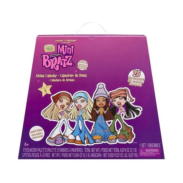 MGA Miniverse Bratz Flashback Minis Calendrier de lAvent - ASSORTIMENT ALÉATOIRE - Comprend des Figurines Exclusives MGA Min