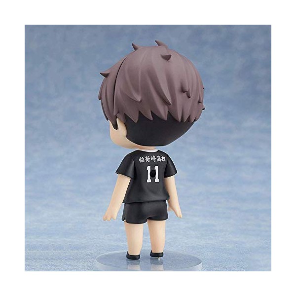 JJRPPFF Q Version Miya Osamu Figure, 3,9 Pouces Haikyuu Modèle de caractère, Multiples Accessoires Inclus Action Nendoroid Po