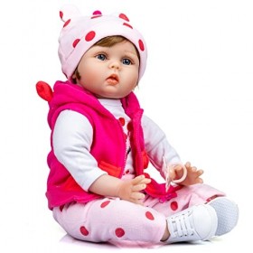 Nouveau 22 Pouces Corps Doux Reborn bébé poupée avec des vêtements Mignons poupée de Mode Playmate Jouets pour Enfants Faire 