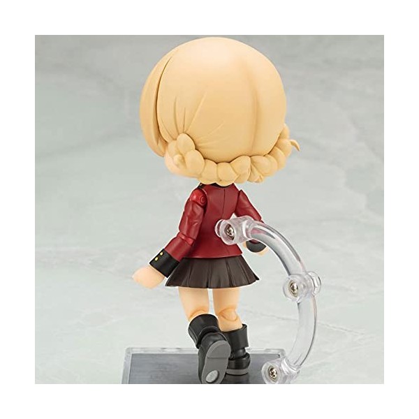 La poupée modèle Nishizumi Miho version Q, un personnage de lanimation télévisée "Girls and Tanks", mesure 3,9 pouces de hau
