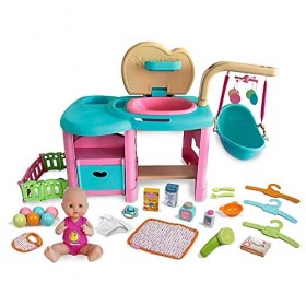 Nenuco - Maxi Care Center, Centre de Soin pour bébé, 6 Zones différentes, Table pour se Changer, Douche, lit, Nombreux Access