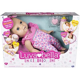 Luvabella Newborn, Cheveux Blonds, Poupée Interactive Aux Expressions et Mouvements Réalistes