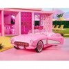 Barbie Le Film - Voiture Corvette Cabriolet Authentique Rose Vintage, Inspirée Du Film Barbie, À Collectionner, Jouet Enfant,