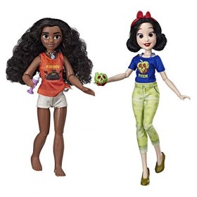 Disney Princess Ralph Breaks The Internet Movie Dolls, Moana and Snow White Dolls with Comfy Clothes and Accessories